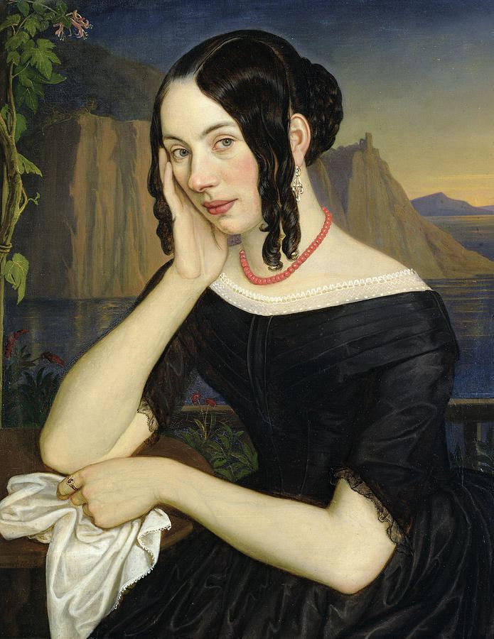 Friedrich Wasmann Katharina Kern Of Sterzing Painting by Rudolph Friedrich Wasmann