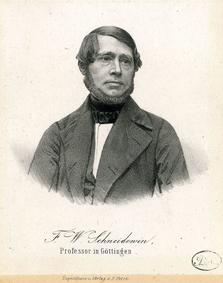 Friedrich Wilhelm Schneidewin Friedrich Wilhelm Schneidewin Wikipedia