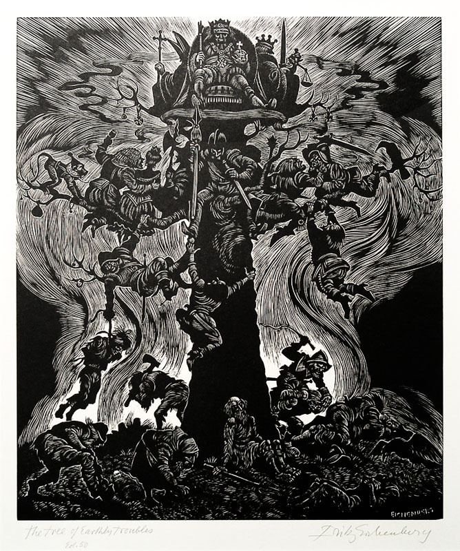 Fritz Eichenberg The Tree of Earthly Troubles by Fritz Eichenberg Annex