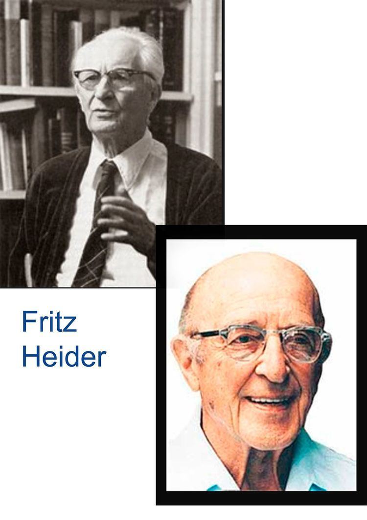 Fritz Heider Fritz Heider Wikipedia