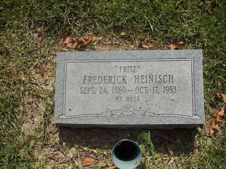 Fritz Heinisch Frederick Fritz Heinisch 1869 1953 Find A Grave Memorial