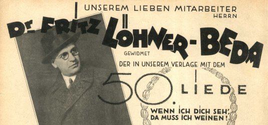 Fritz Löhner-Beda Rechtsgeschichten Mord an einem Librettisten