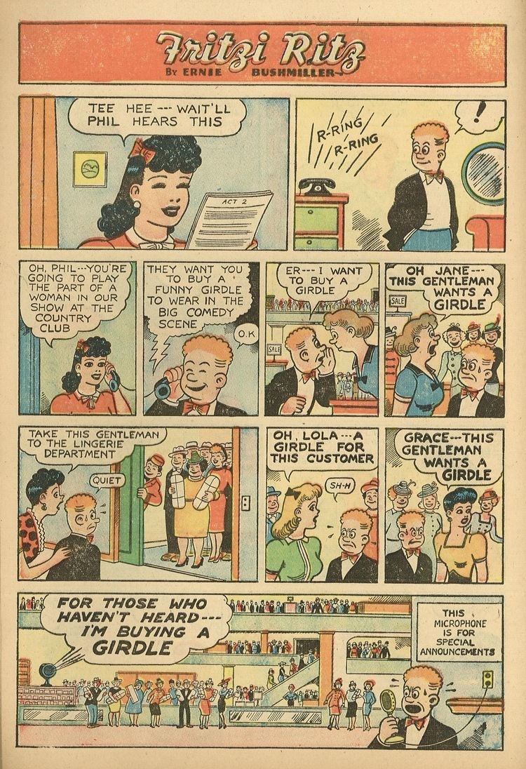 Fritzi Ritz Cartoon SNAP Ernie Bushmiller Fritzi Ritz Comics from 1949