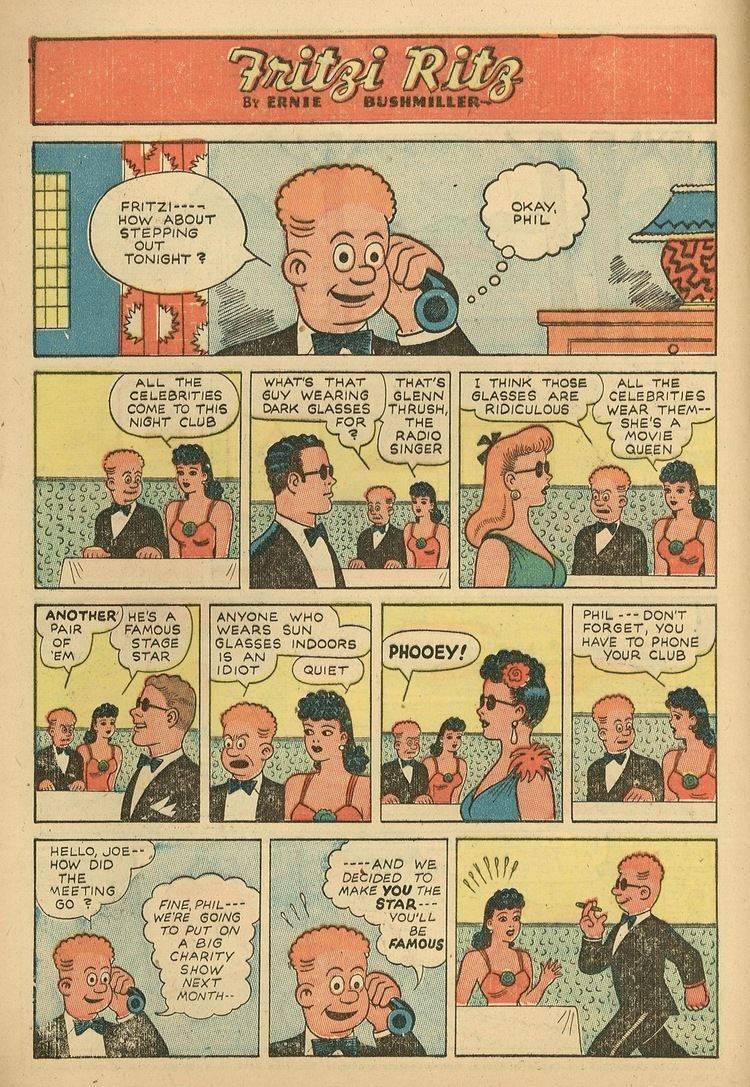 Fritzi Ritz Cartoon SNAP Ernie Bushmiller Fritzi Ritz Comics from 1949