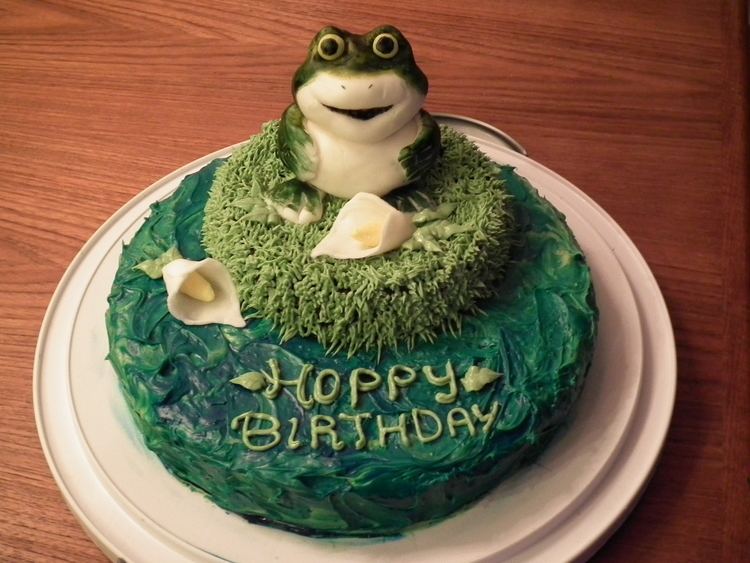 Frog cake Frog Cakes Decoration Ideas Little Birthday Cakes