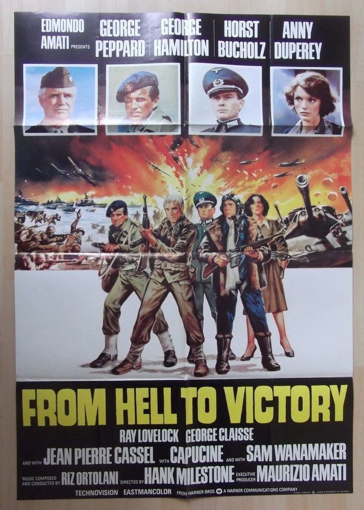 From Hell to Victory From Hell to Victory Original Movie Poster War Peppard Hamilton 79