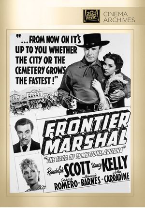 Frontier Marshal (1939 film) Frontier Marshal 1939 DVD Review Randolph Scott Steps into Wyatt