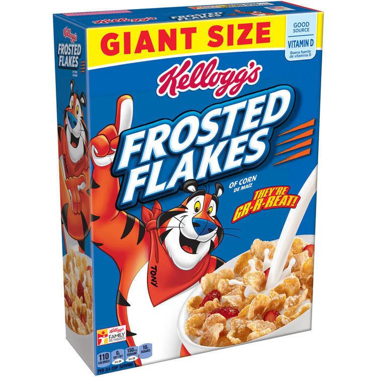 Frosted Flakes Kellogg39s Frosted Flakes Cereal Giant Size 33 ounce Walmartcom