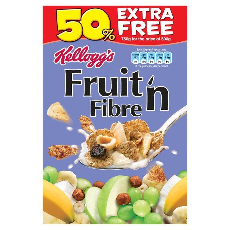 Fruit 'n Fibre Kellogg39s Fruit n39 Fibre 750g Family Cereal Cereal Food