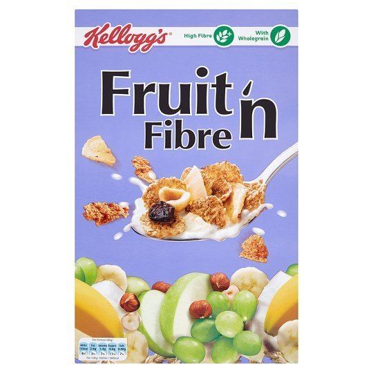 Fruit 'n Fibre Kelloggs Fruit 39N39 Fibre Cereal 750G Groceries Tesco Groceries