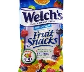 Fruit snack Welch39s Fruit Snacks lawsuit Fruit Snacks are not healthy or