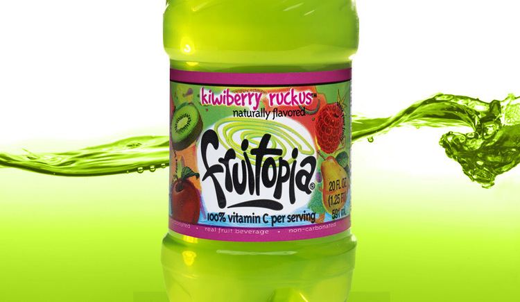 A kiwi berry ruckus flavor of Fruitopia