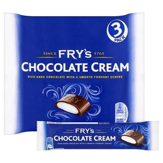 Fry's Chocolate Cream Frys Chocolate Cream 3 Pack 147G Groceries Tesco Groceries