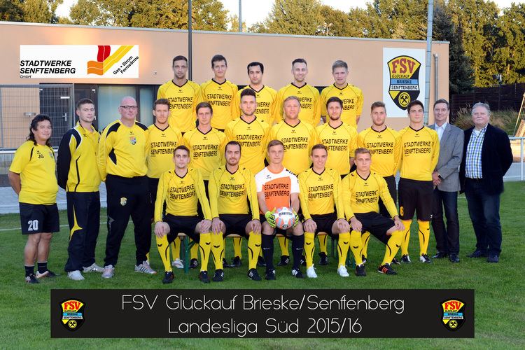 FSV Glückauf Brieske-Senftenberg FSV Glckauf BrieskeSenftenberg 1 Mannschaft Herren 201516 FuPa