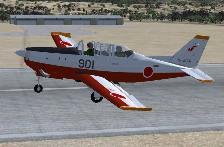 Fuji T-7 Fuji T7 Trainer for FSX