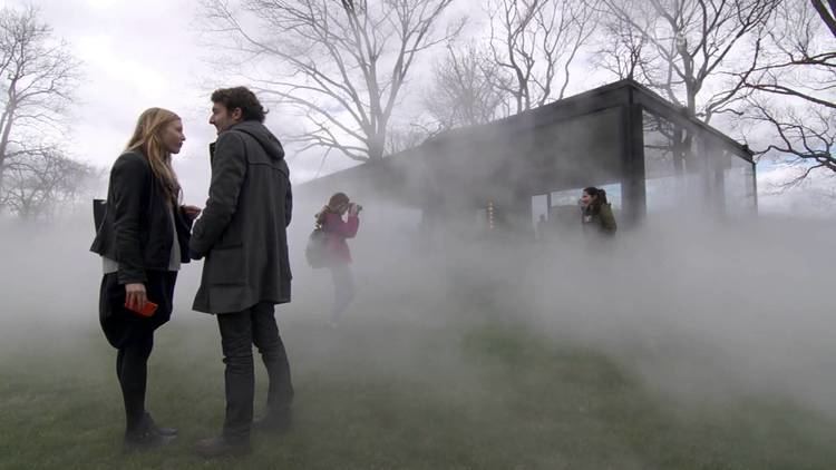 Fujiko Nakaya Fujiko Nakaya Veil Fog Installation at The Glass House