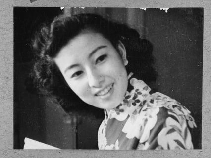 Fujiko Yamamoto Truman Library Photograph Fujiko Yamamoto Miss Nippon of