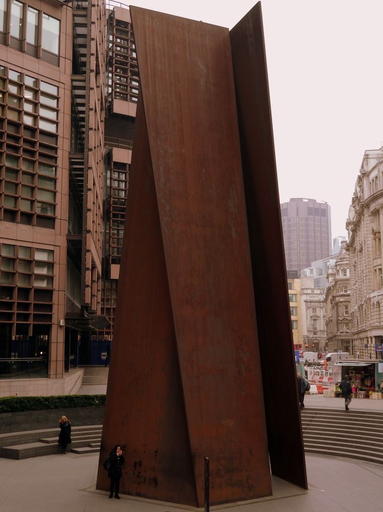 Fulcrum (sculpture) rust never sleeps sculpture 39fulcrum39 by Richard Serra Broadgate
