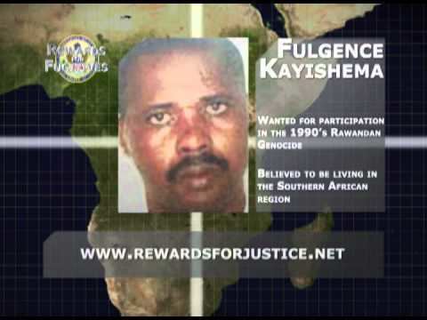 Fulgence Kayishema Rewards For Fugitives Fulgence Kayishema YouTube