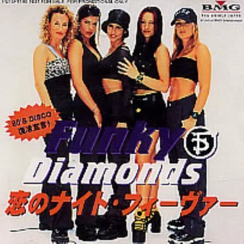 Funky Diamonds Funky Diamonds Night Fever Japanese Promo CD single CD5 5quot 262814
