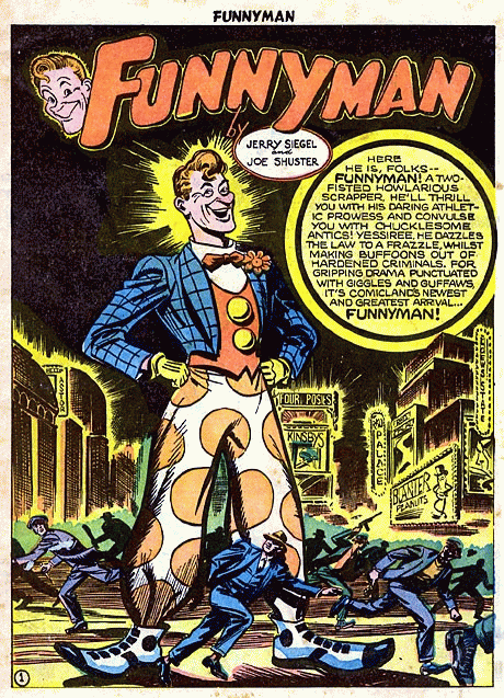 Funnyman (comics) Funnyman From The Creators Of Superman Bleeding Cool Comic Book