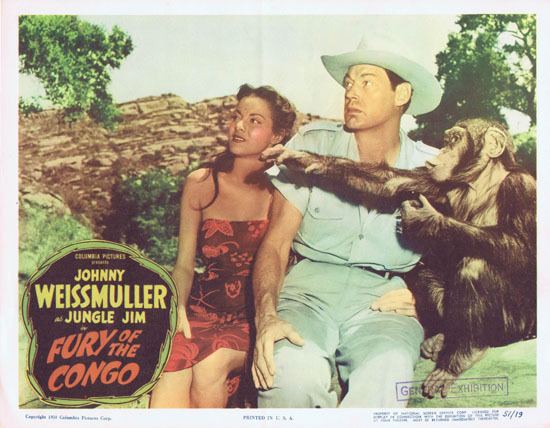 Fury of the Congo FURY OF THE CONGO 1951 Jungle Jim Johnny Weissmuller Lobby Card 2