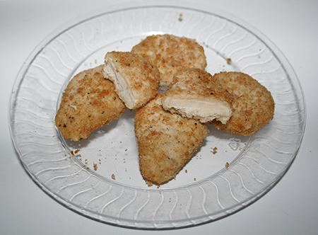 Fried meat on a plate