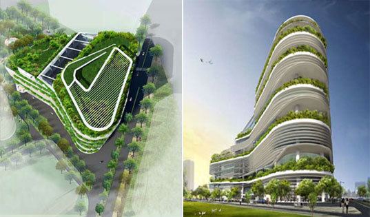 Fusionopolis FUSIONOPOLIS Singapore39s New Green Skyscraper Inhabitat Green