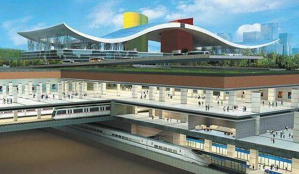 Futian Railway Station Futian Station opens on GuangzhouShenzhenHong Kong Express Rail