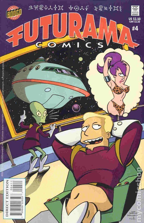 Futurama Comics Futurama Comics 2000 Bongo comic books