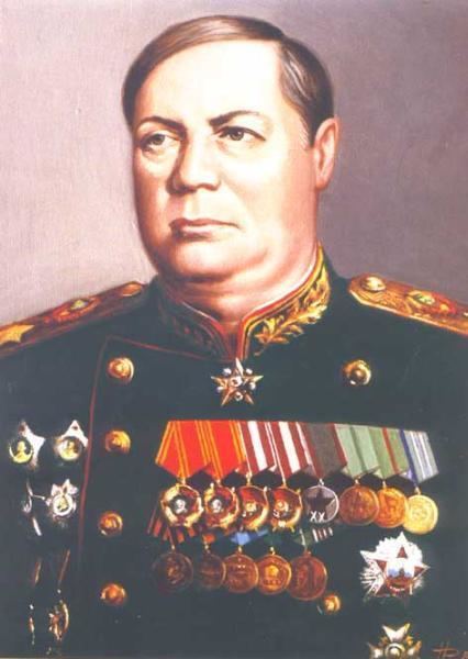 Fyodor Tolbukhin Marshal of the Soviet Union TOLBUKHIN Russian political propaganda