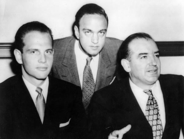 G. David Schine Joseph McCarthy with G David Schine and Roy M Cohn