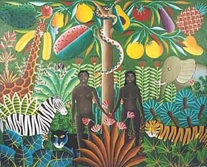 Gabriel Alix Adam and Evequot by Haitian Gabriel Alix from Galerie Macondo