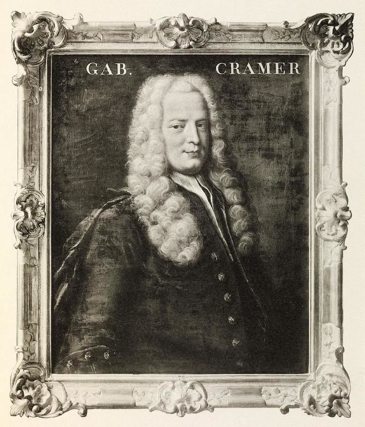 Gabriel Cramer Gabriel Cramer Swiss Mathematician by Middle Temple Library