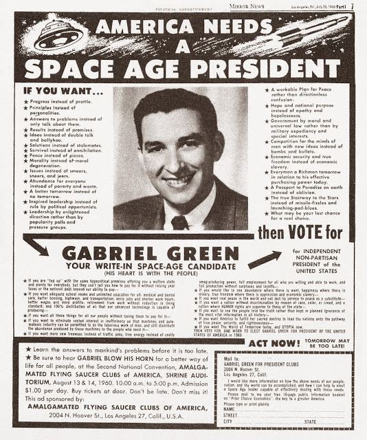 Gabriel Green Gabriel Green for President