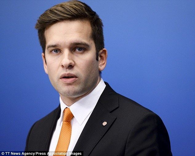 Gabriel Wikström Swedish MP Gabriel Wikstrm bombarded after photo goes viral Daily