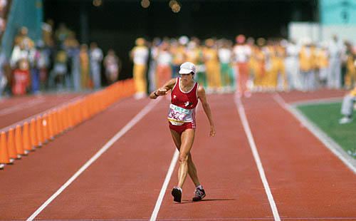 Gabriela Andersen-Schiess The First Women39s Olympic Marathon Runner39s World