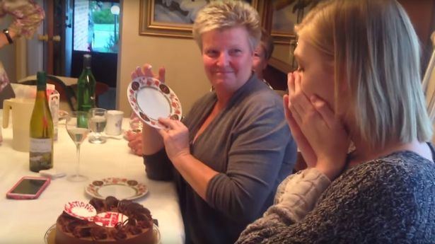 Gabrielle Diana Transgender teen breaks down when mum gives her personalised cake