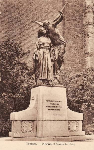 Gabrielle Petit Tournai Monument la mmoire de Gabrielle PETIT