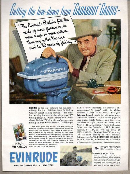 Gadabout Gaddis Gadabout Gaddis Ad Bobs Fishing Pinterest Bobs