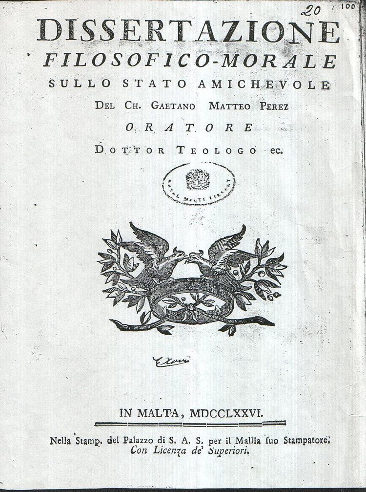 Gaetanus Matthew Perez