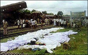 Gaisal train disaster BBC News South Asia Death toll rises in train disaster