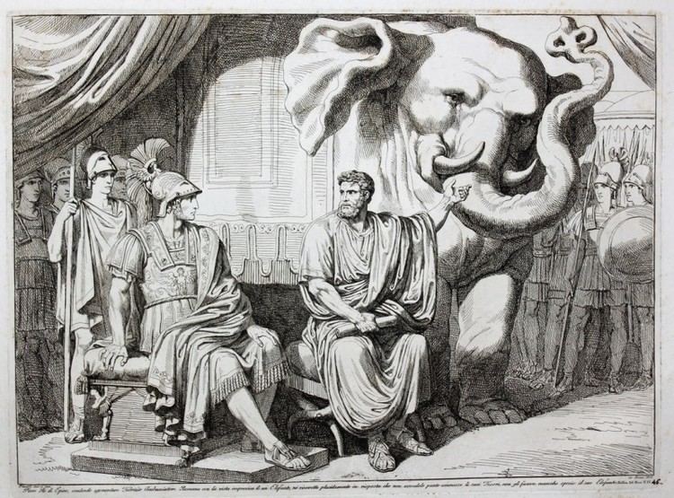 Gaius Fabricius Luscinus Gaius Fabricius Luscinus Knig Pyrrhos I Elefant Friede Pyrrhussieg