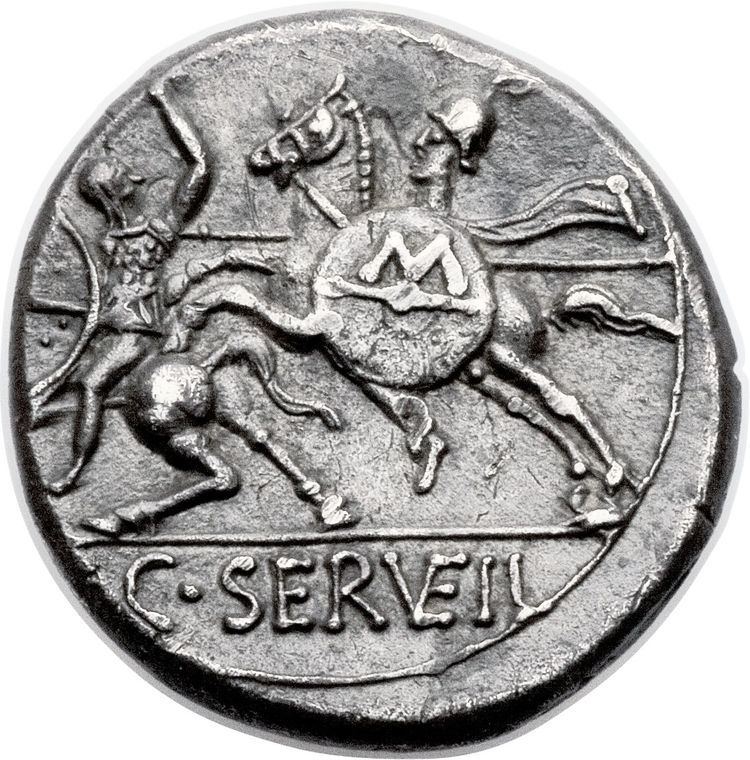 Gaius Servilius Vatia Denarius Servilia Gaius Servilius Vatia ROMA CSERVEIL Rome