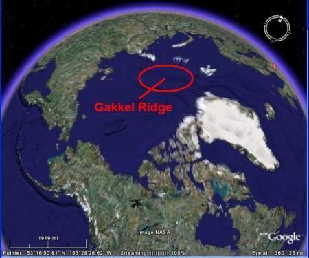 Gakkel Ridge Volcanos in Gakkel Ridge NOT responsible melting the Arctic ice