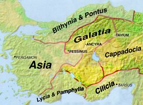 Galatia Galatians Barbarians Settlers or Jews