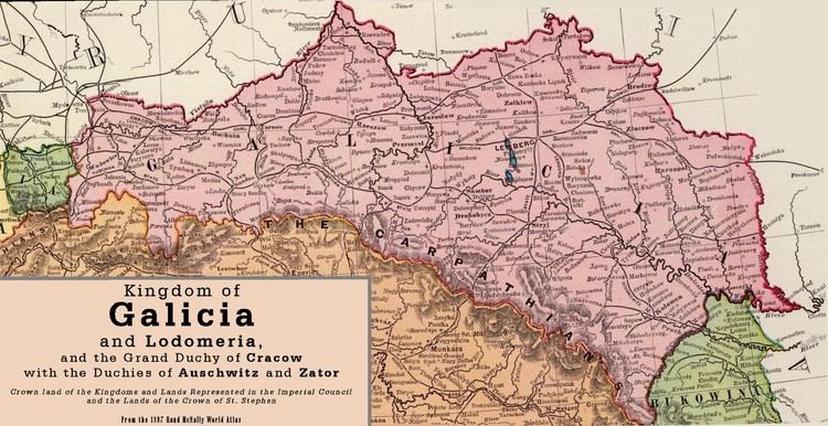 Rail lines in Galicia before 1897