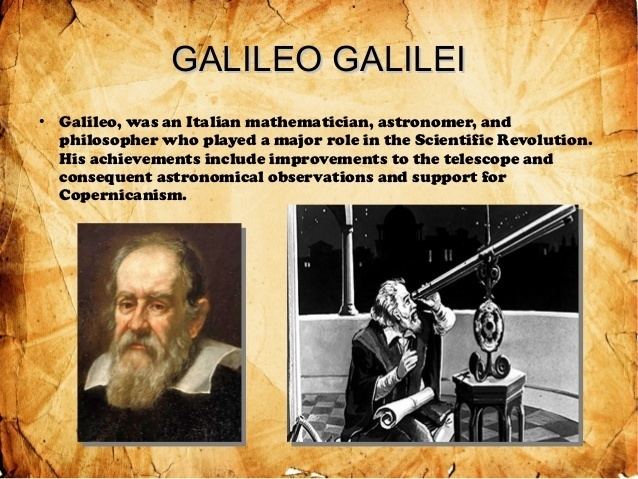 Galileo Galilei Trabajo de Hugo G y Hugo O sobre Galileo Galilei