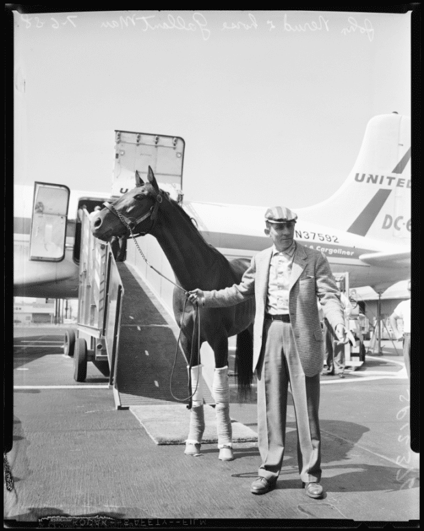 Gallant Man Gallant Man39s arrival in Los Angeles July 1958 Ahead By Three