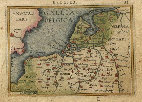 Gallia Belgica ORTELIUS Gallia Belgica